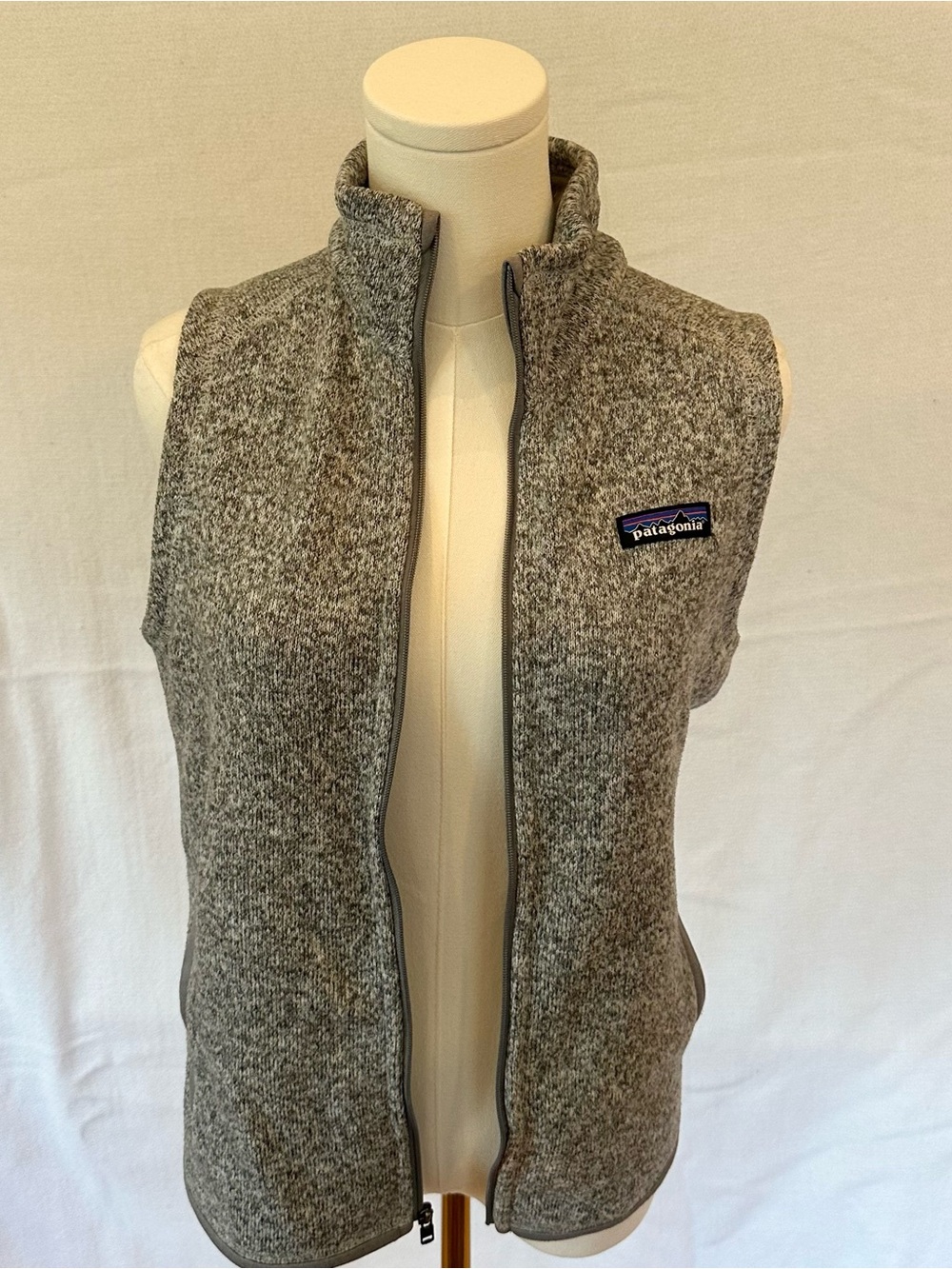 Patagonia Women's Heather Gray Fleece Vest